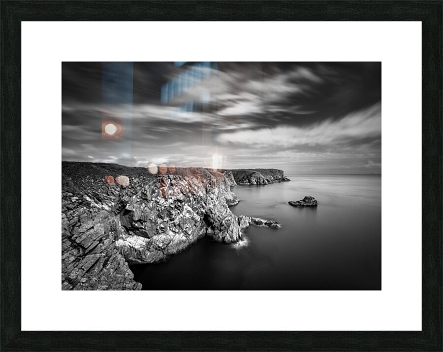 Bullers of Buchan Cliffs Picture Frame print