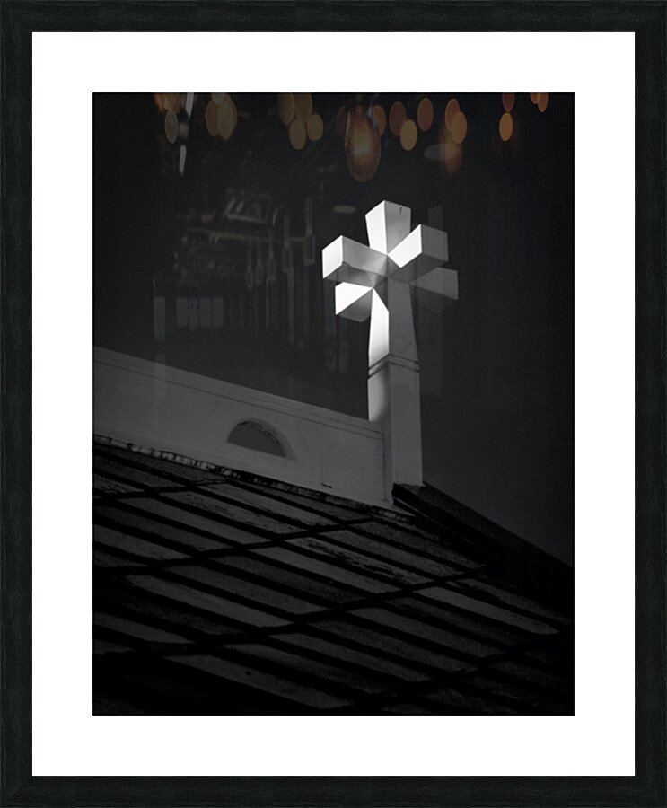 Buksnes Church Cross Picture Frame print