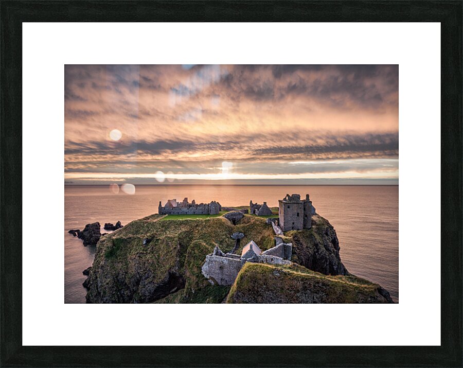 Sunrise Over Dunnottar Impression et Cadre photo