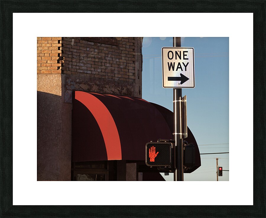 One Way Picture Frame print