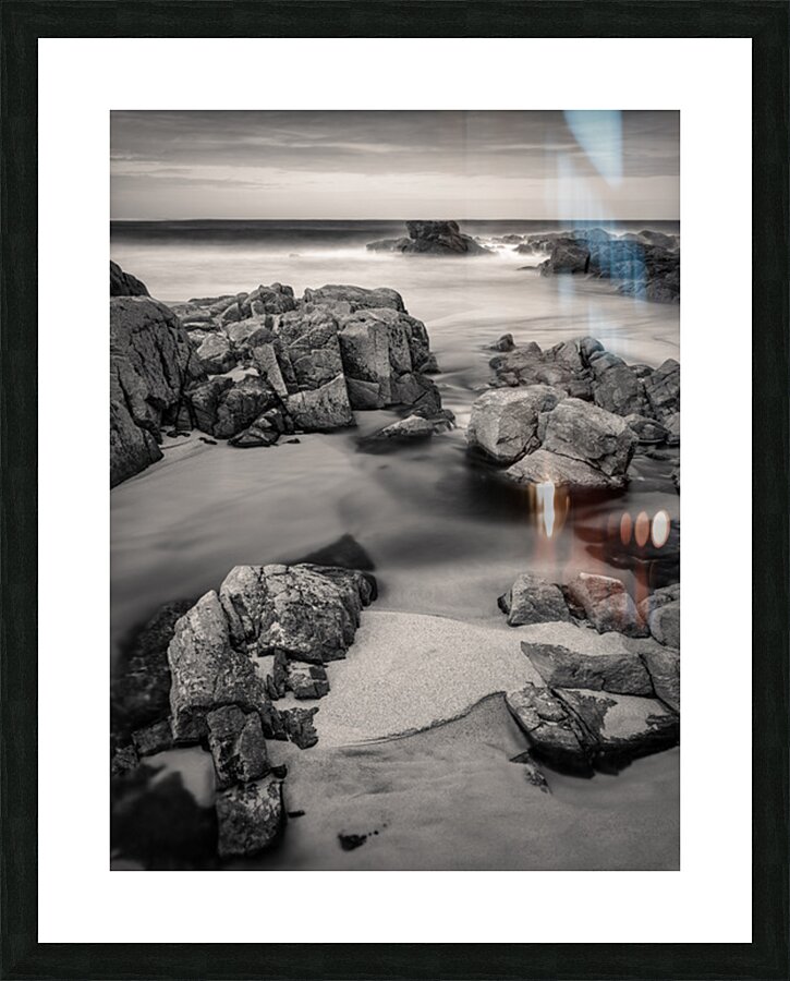 Rocks and Surf Picture Frame print