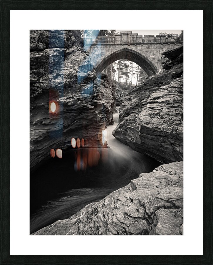 Linn of Dee Bridge Picture Frame print