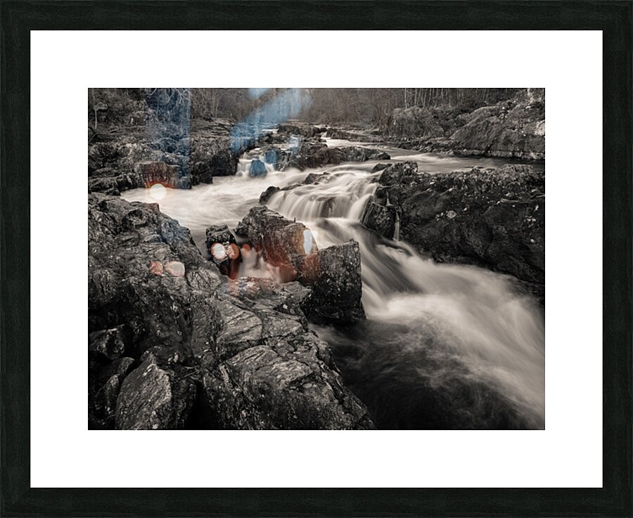 River Tummel Rapids Picture Frame print