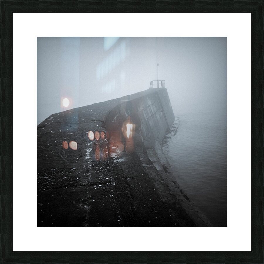 Gourdon Breakwater Picture Frame print