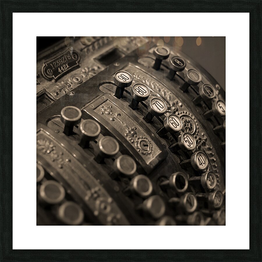 Brass Till Picture Frame print