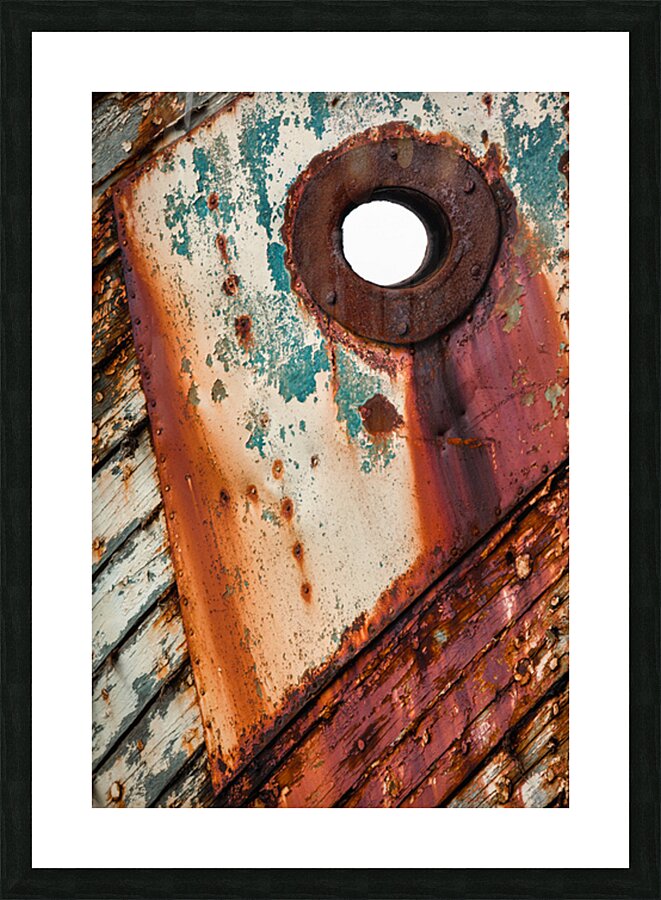 Weathered Vessel Picture Frame print