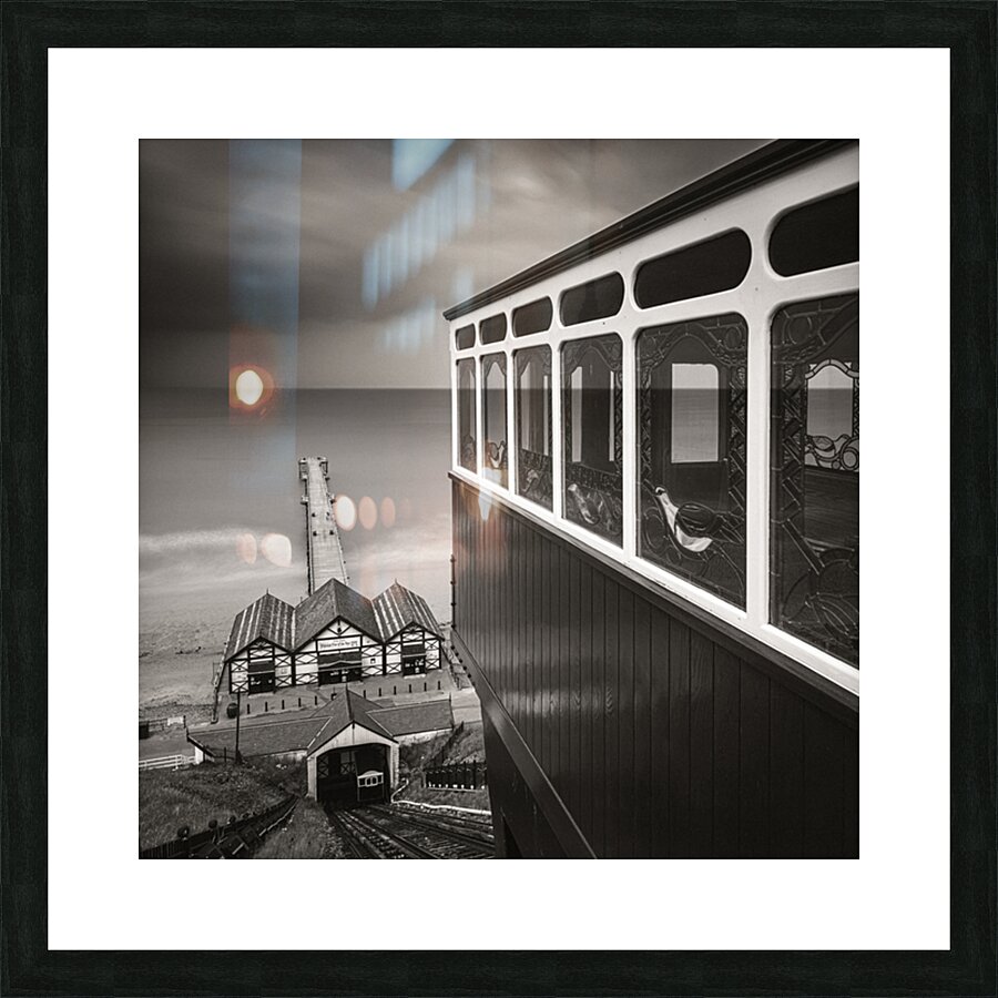 Saltburn Cliff Tramway Picture Frame print