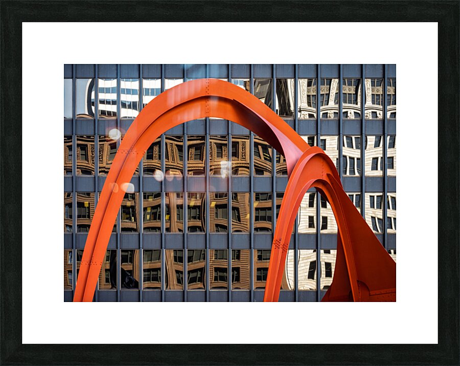 Flamingo Reflections Picture Frame print