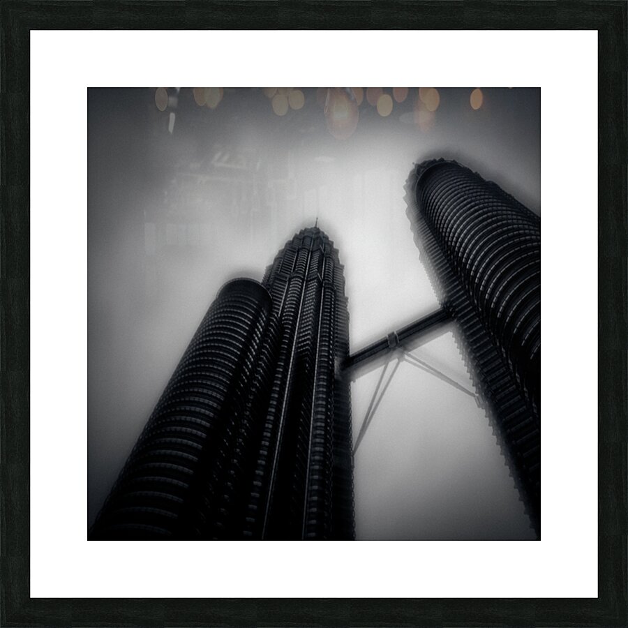 Two Towers Picture Frame print