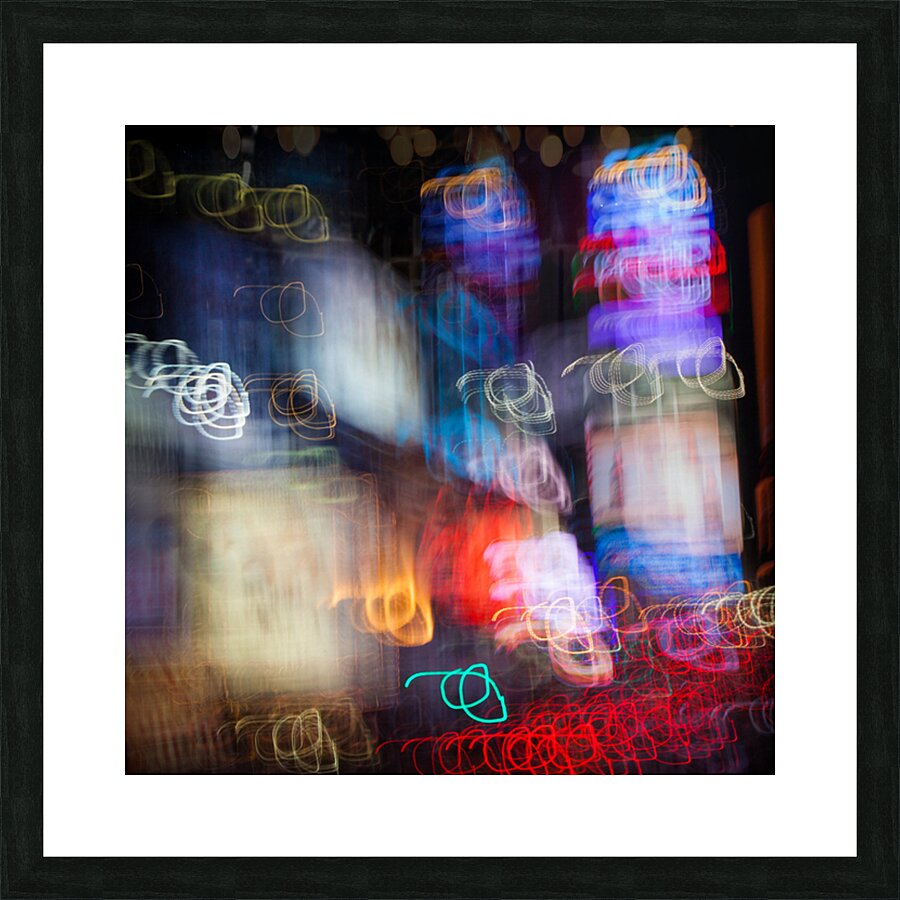 Times Square Picture Frame print