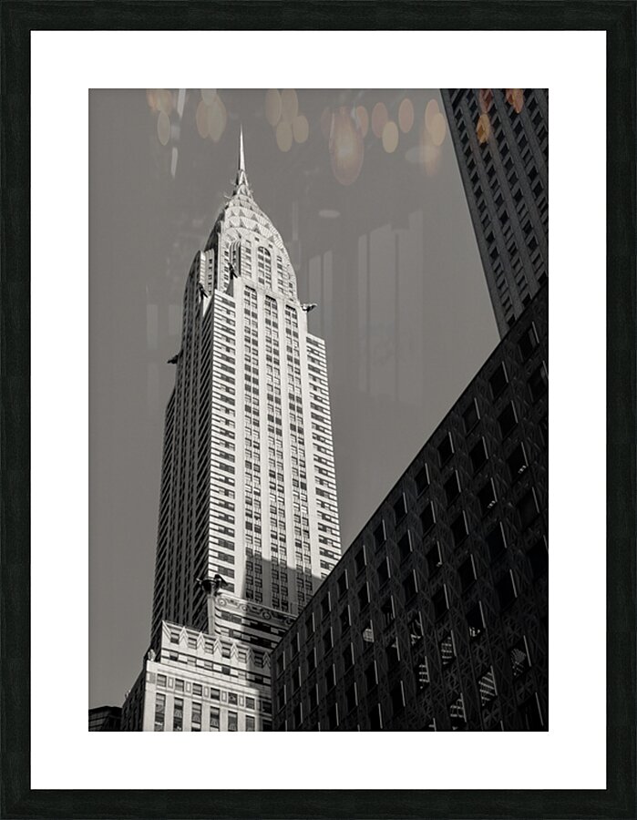 Chrysler in Morning Sun Picture Frame print