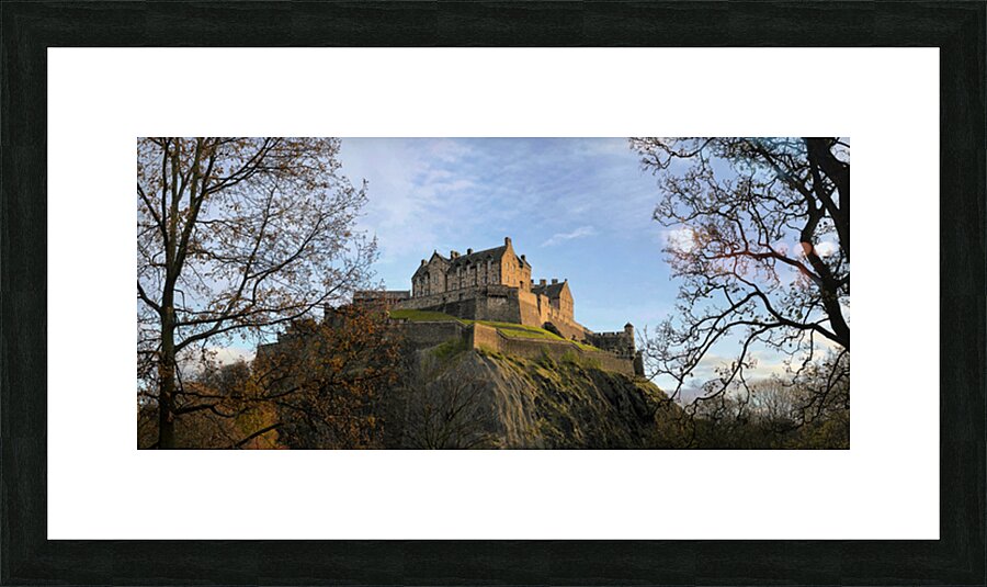 Edinburgh Castle Panorama Picture Frame print