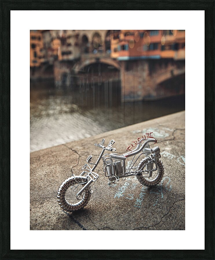 Firenze Bike Picture Frame print