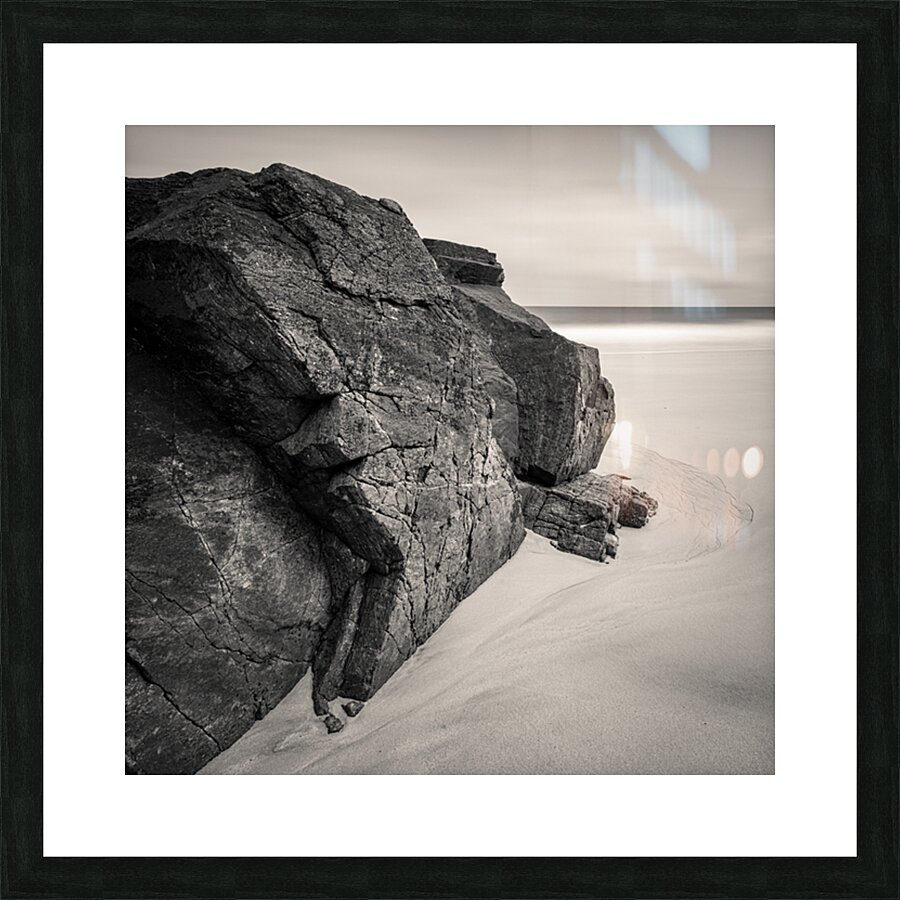 Beach Rock Picture Frame print