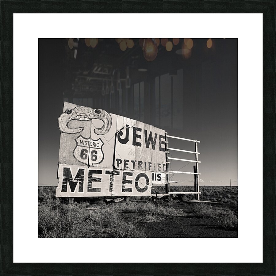 Route 66 Billboard Impression et Cadre photo