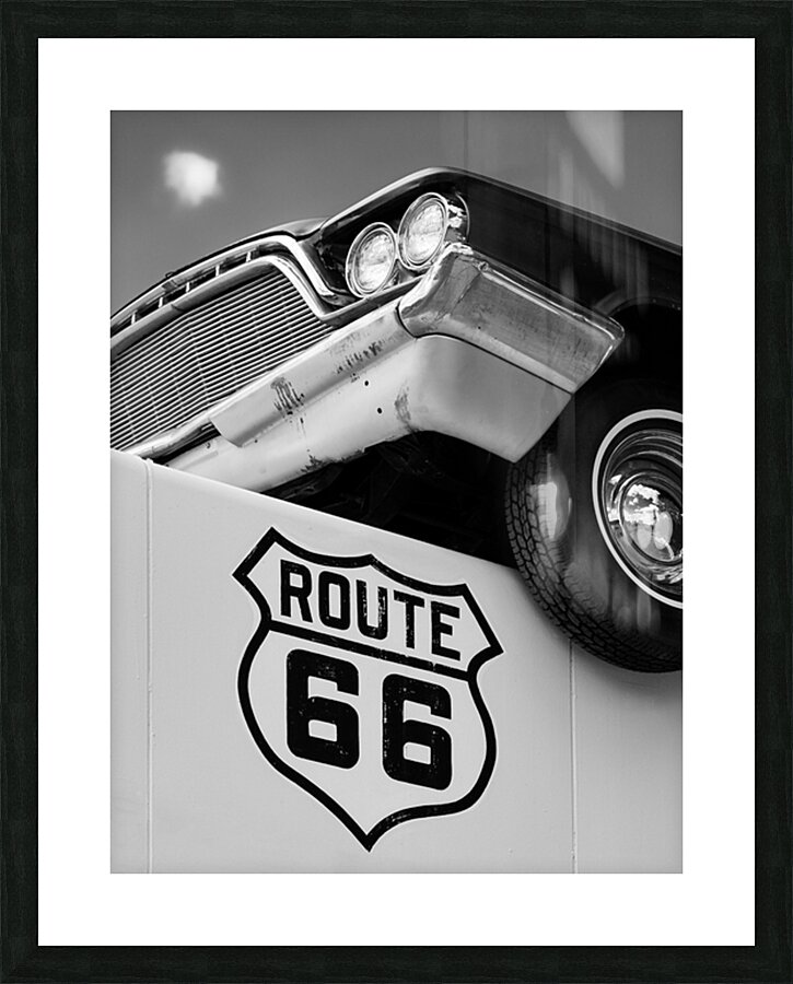Vintage Route 66 Picture Frame print