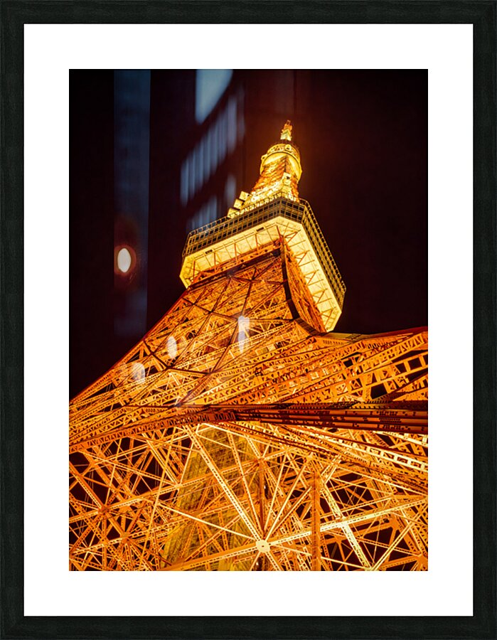 Tokyo Tower at Night Picture Frame print