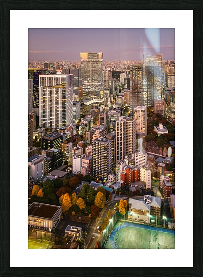 Minato City Picture Frame print