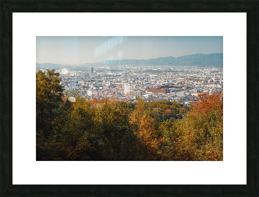 Kyoto from Fushimi Inari Taisha Picture Frame print