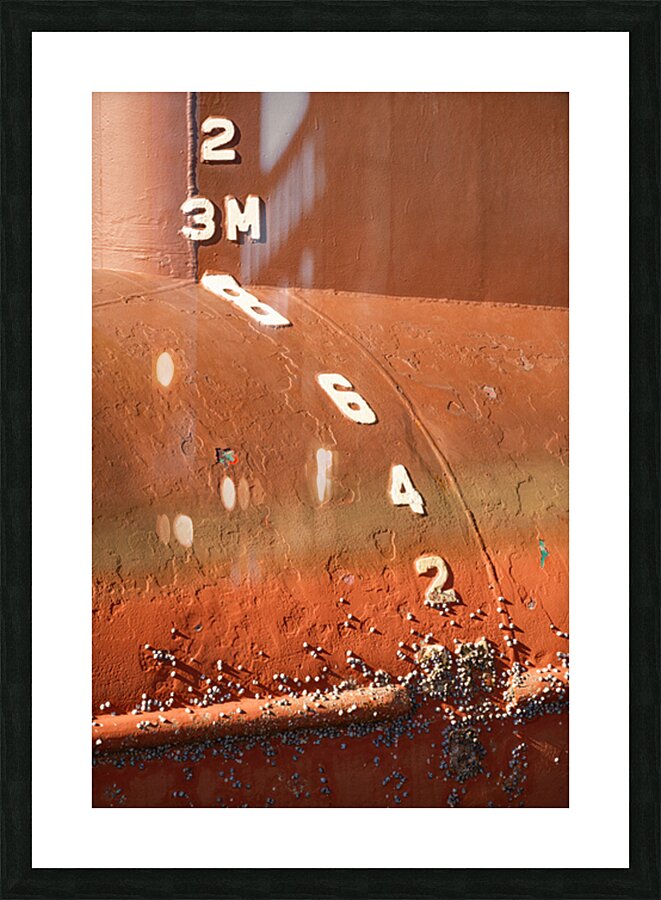 Hull Numbers Picture Frame print