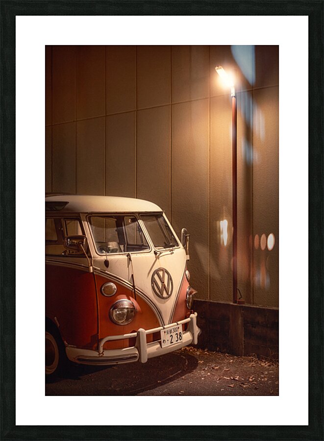 Classic Van in Kyoto Picture Frame print
