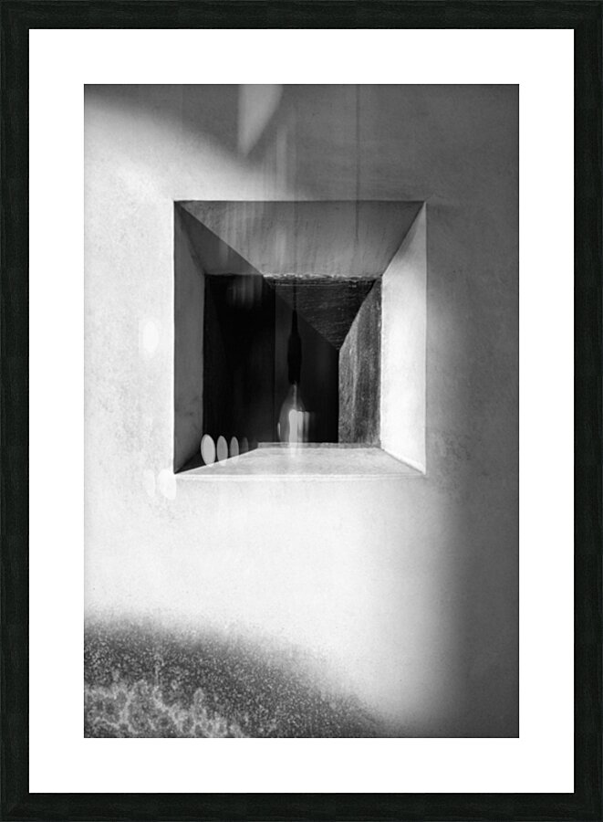 Himeji Castle Window Picture Frame print