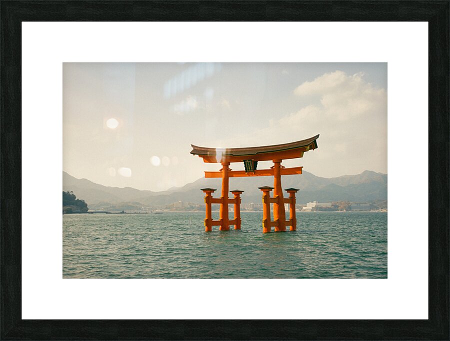 Sacred Gate of Miyajima Picture Frame print