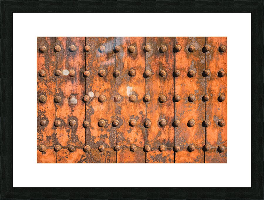 Himeji Castle Door Picture Frame print