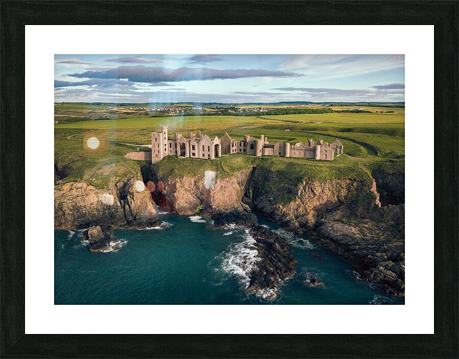Slains Castle Picture Frame print