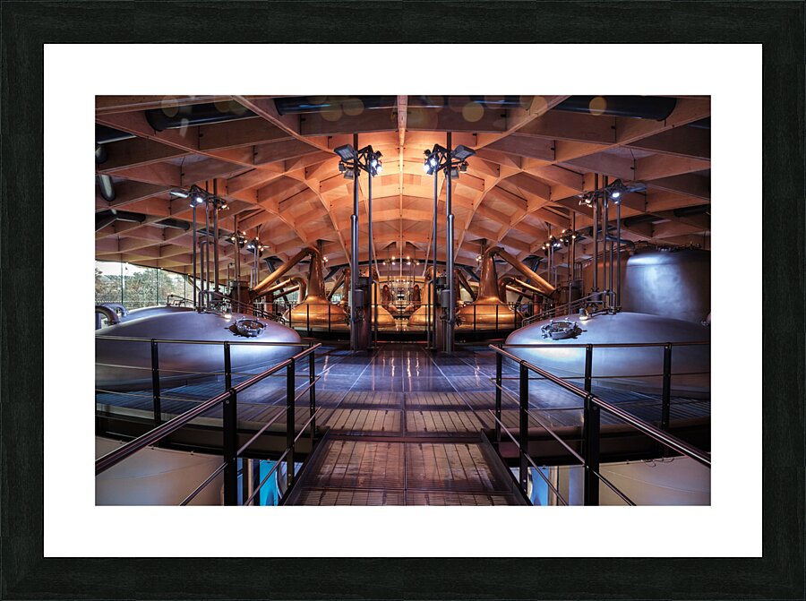 Scottish Whisky Distillery Picture Frame print