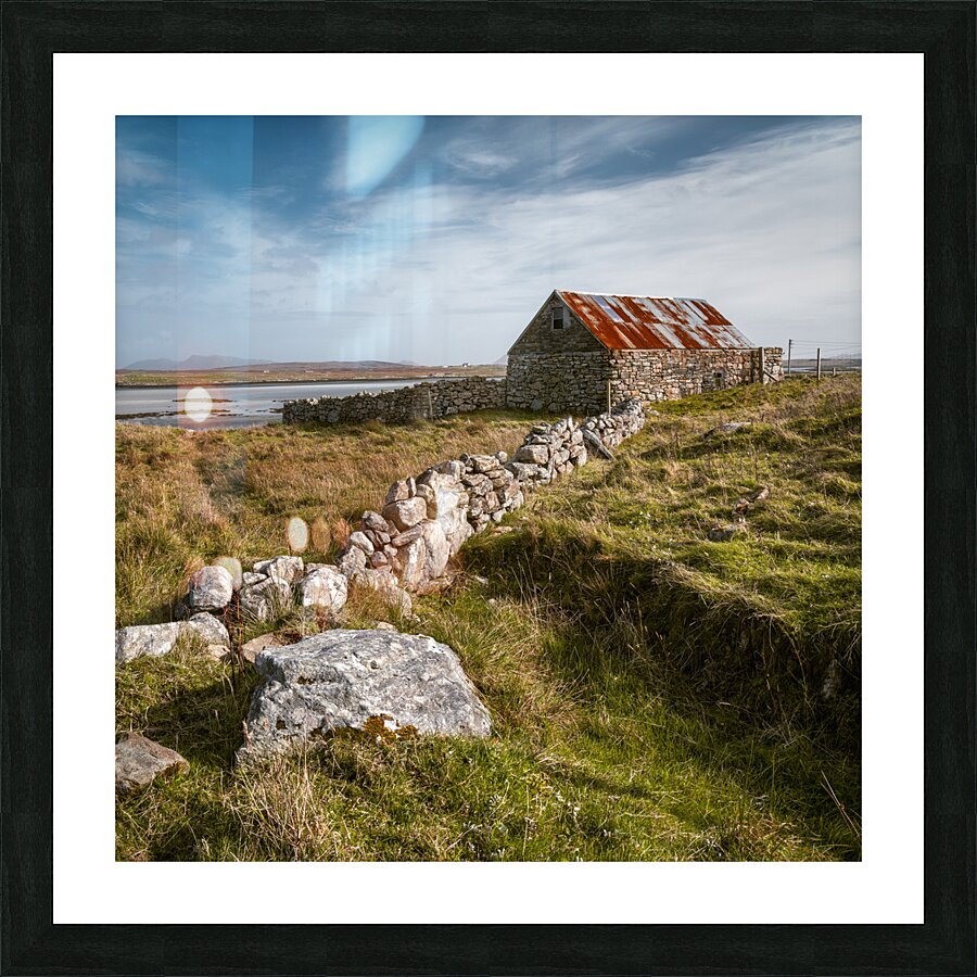 Baleshare Barn Picture Frame print