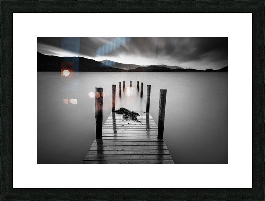 Derwent Water Jetty Picture Frame print