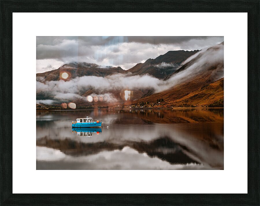 Loch Duich Fishing Boat Impression et Cadre photo