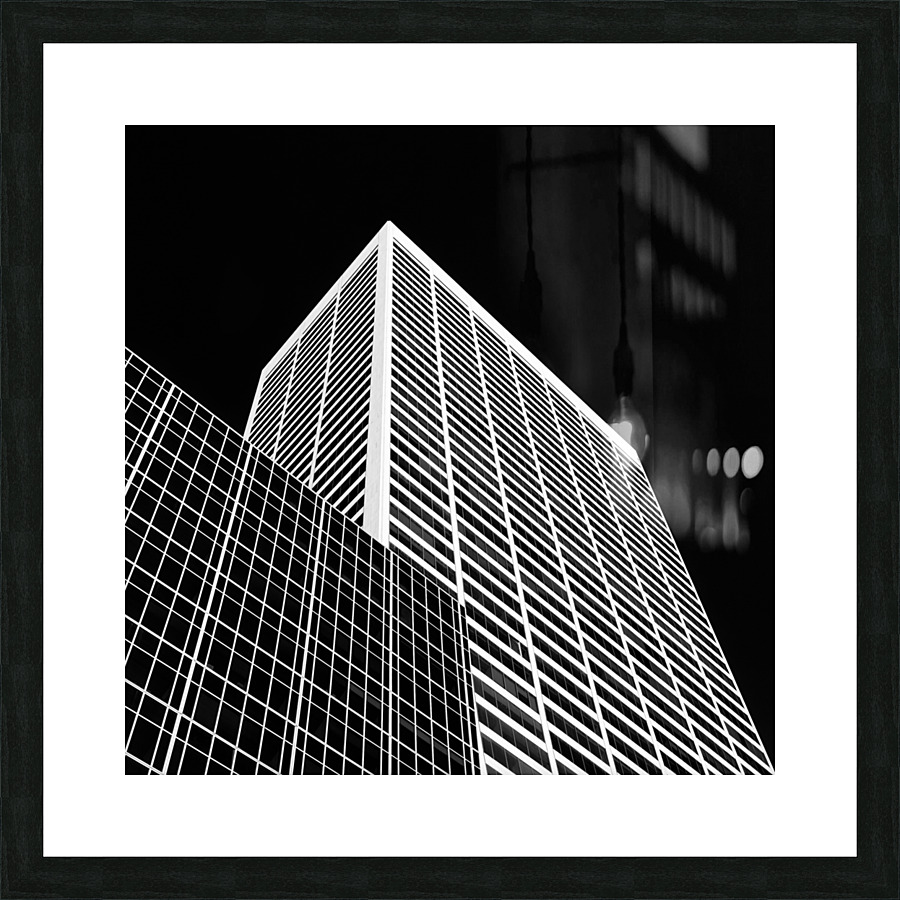 City Relief Picture Frame print