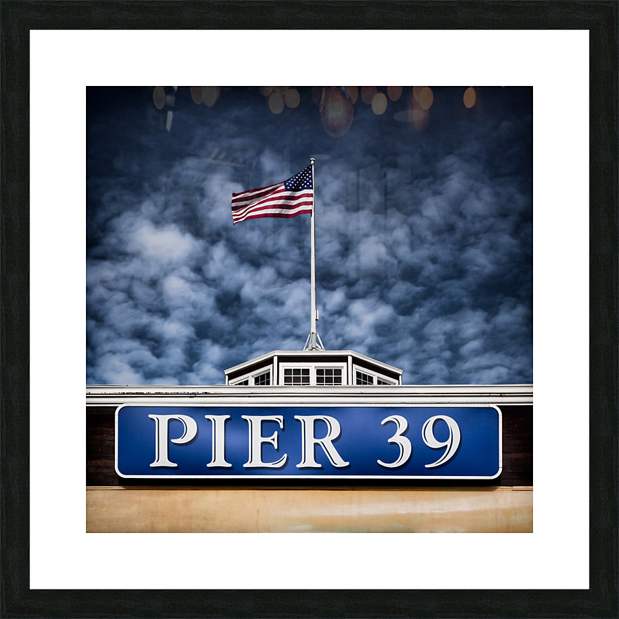 Pier 39 Picture Frame print
