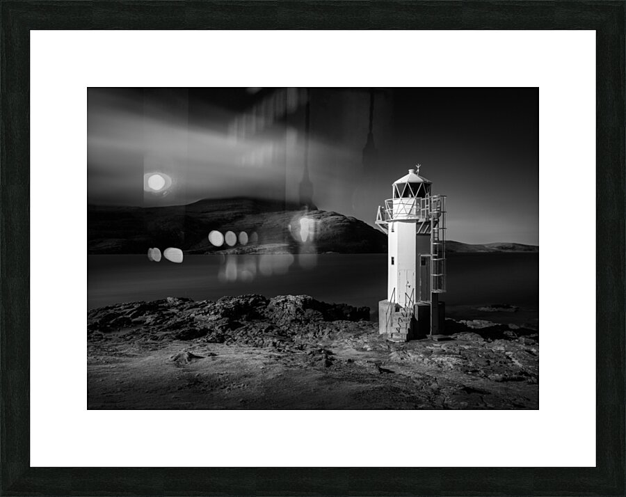 Rhue Lighthouse Picture Frame print