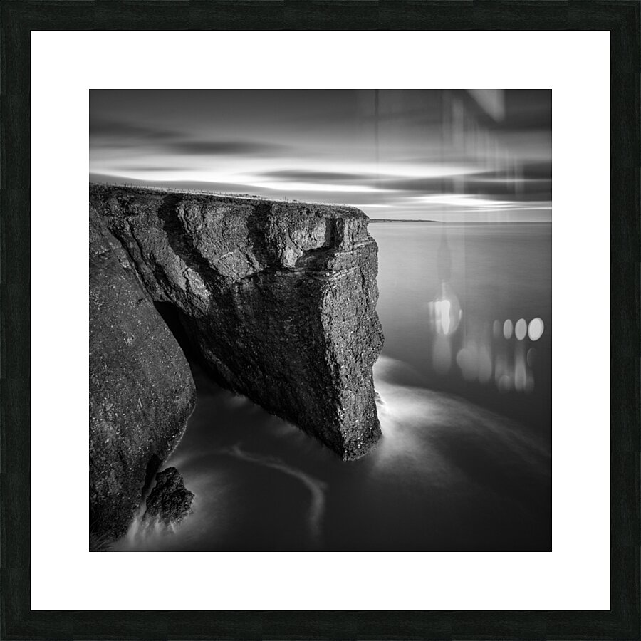 Fowlsheugh Cliffs Picture Frame print