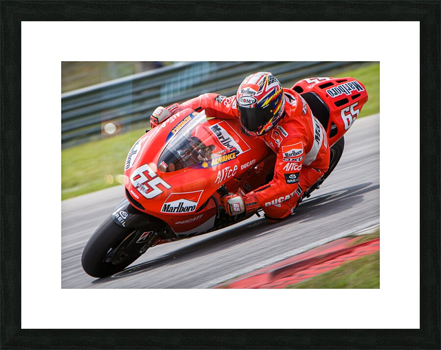 Capirossi Sepang 2006 Picture Frame print