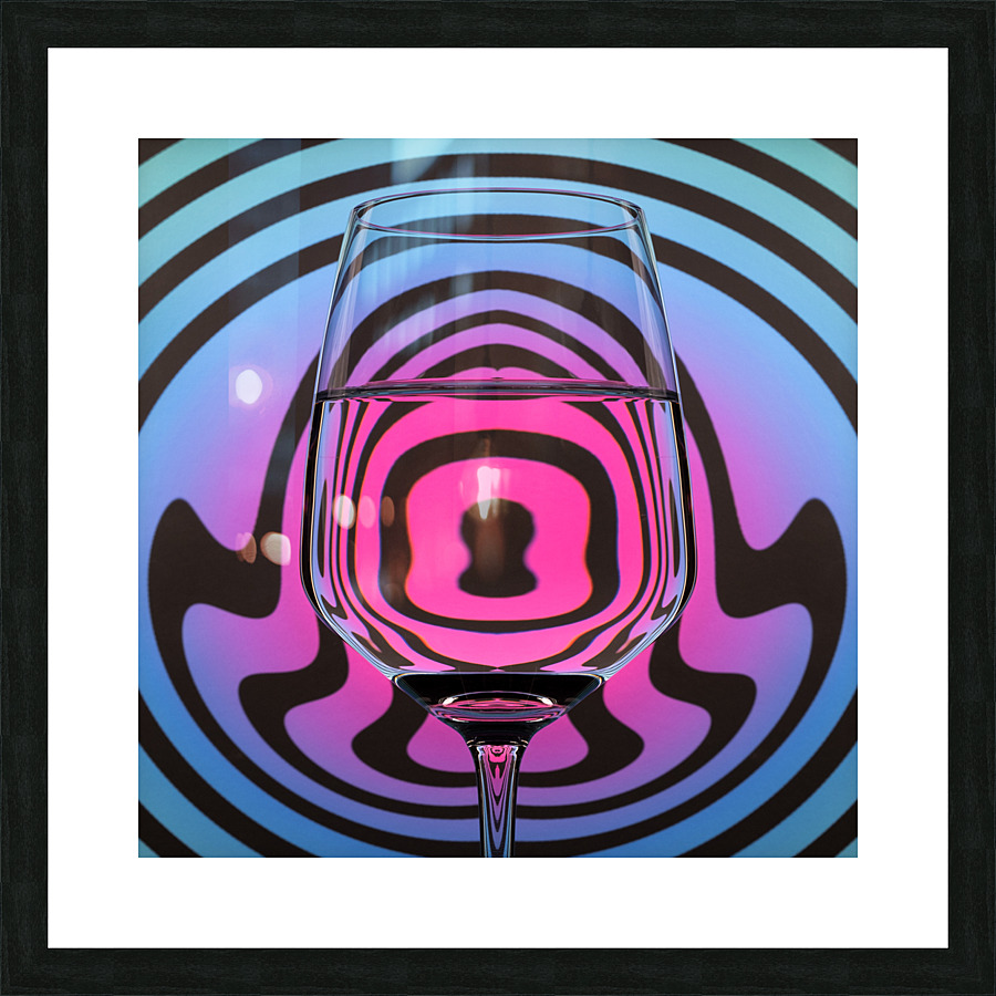 Warped Glass Picture Frame print