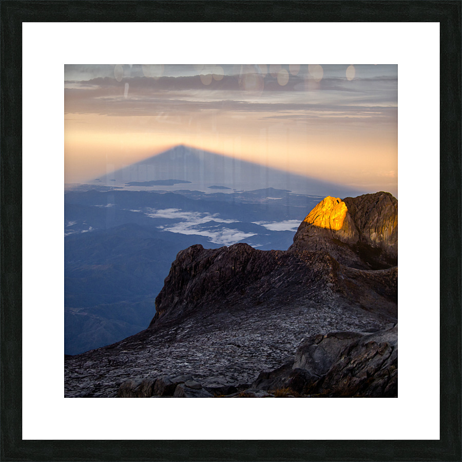 Mount Kinabalu Sunrise Picture Frame print