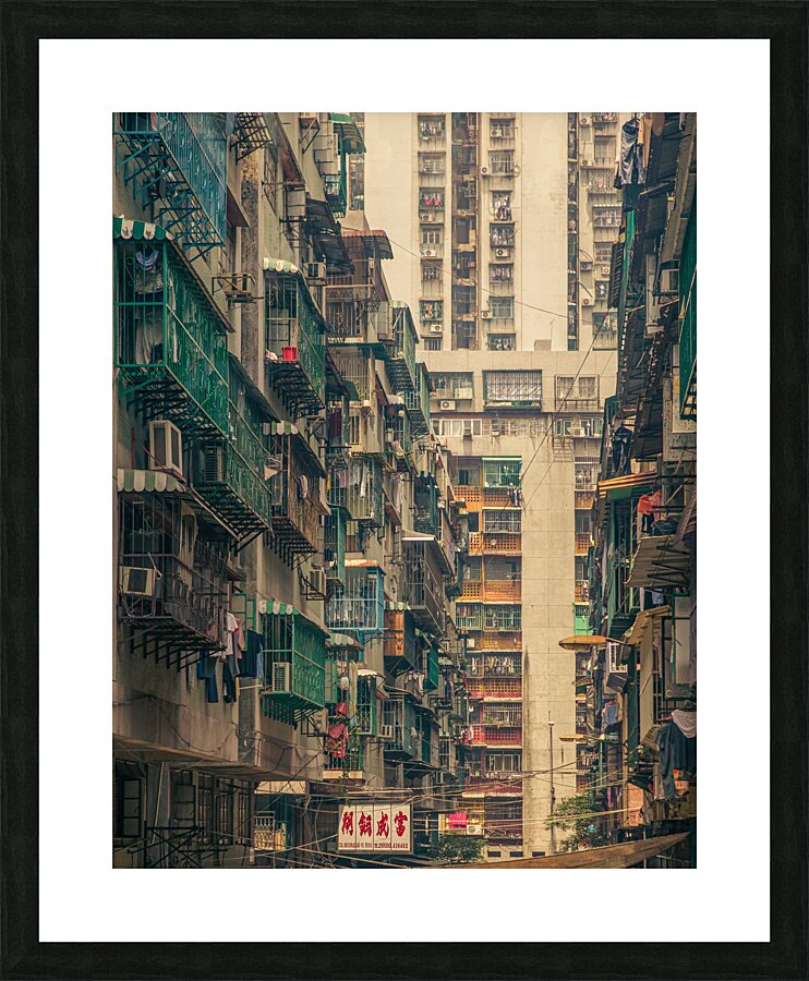 Backstreets of Macau Picture Frame print