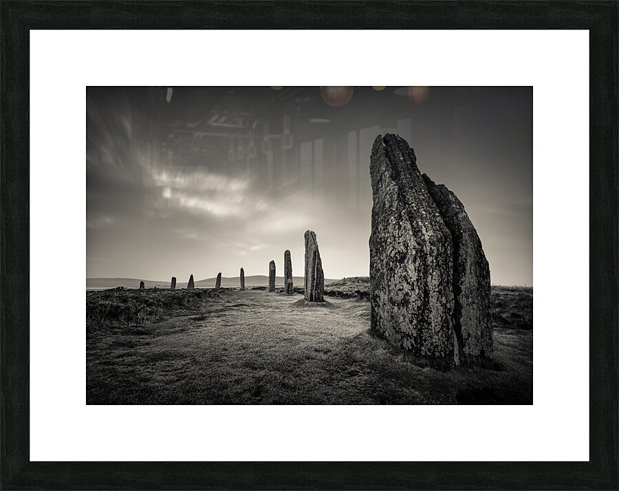 Ring Of Brodgar Picture Frame print