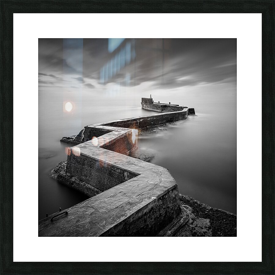 St Monans Breakwater Picture Frame print