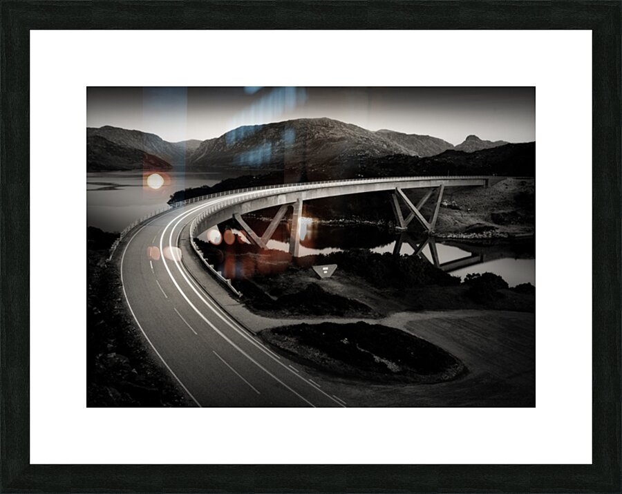 Kylesku Bridge Picture Frame print