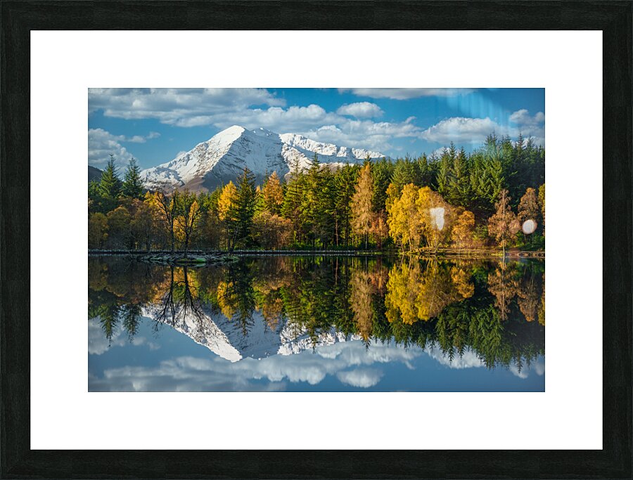 Autumn Reflection on Glencoe Lochan Picture Frame print