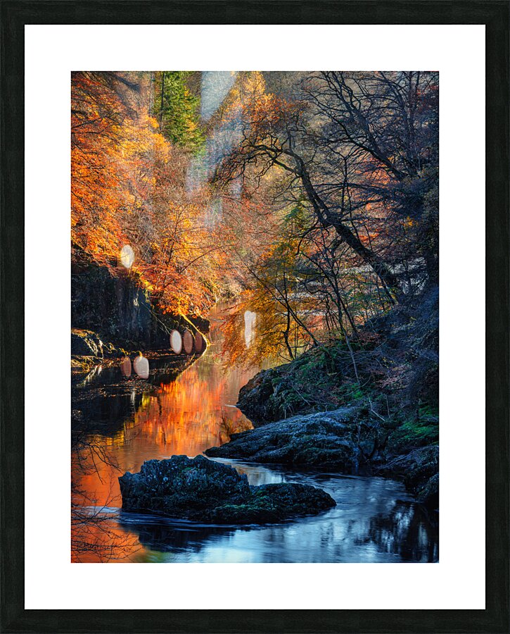 Autumn on River Garry Impression et Cadre photo