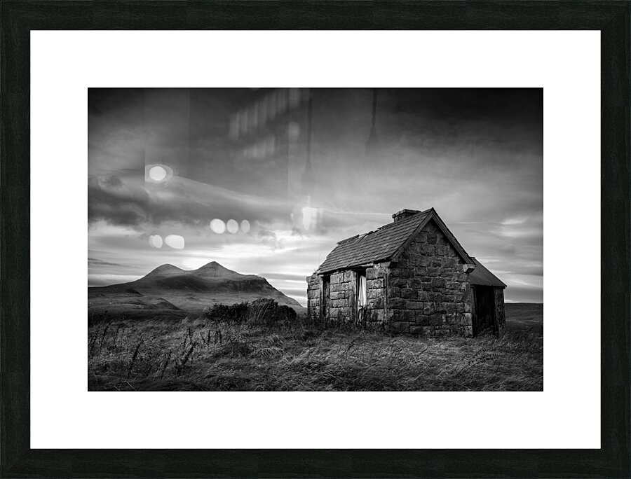 Elphin Bothy and Cul Mor Picture Frame print