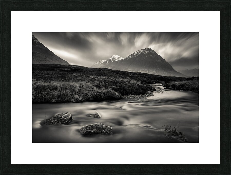River to The Buachaille Impression et Cadre photo