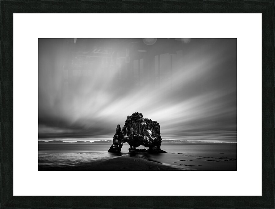 Hvitserkur Picture Frame print