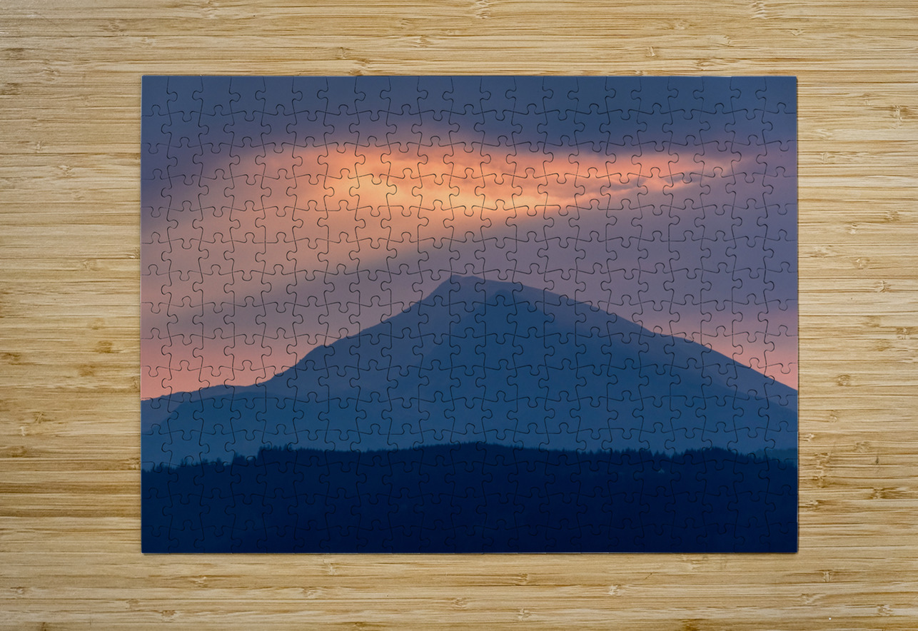 Last Light Over Snowdonia Dave Bowman Puzzle printing
